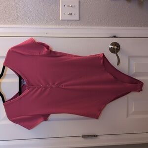 Rue 21 Pink Extra Large Bodysuit.